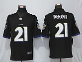 Nike Baltimore Ravens 21 Ingram II Navy Black Color Rush Limited Jersey,baseball caps,new era cap wholesale,wholesale hats
